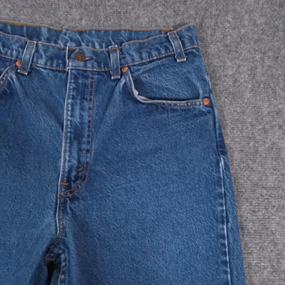 VTG Levis 517 Orange Tab Jeans Mens 31x30* Medium Wash Straight Leg Classic Fit
